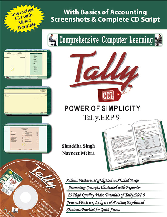 Tally ERP 9 (Power Of Simplicity) (With Youtube AV)