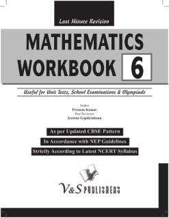 Mathematics Workbook Class 6