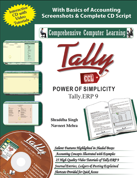 Tally ERP 9 (Power Of Simplicity)  (With Youtube AV)