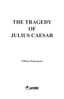 The Tragedy of Julius Caesar