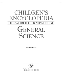 Children's Encyclopedia - General Science