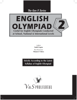 International English Olympiad - Class 2 (With OMR Sheets)