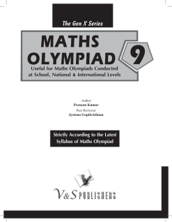 International Maths Olympiad - Class 9(With OMR Sheets)