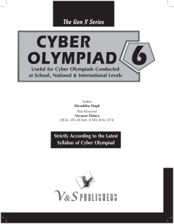 National Cyber Olympiad - Class 6(With OMR Sheets)
