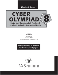 National Cyber Olympiad - Class 8 (With OMR Sheets)
