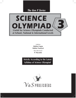 National Science Olympiad - Class 3 (With OMR Sheets)