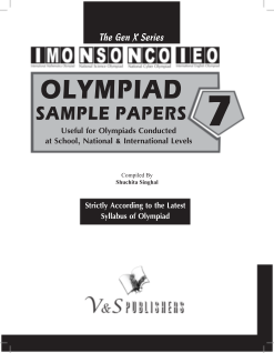 Olympiad Sample Paper 7