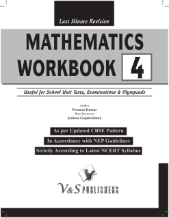 Mathematics Workbook Class 4