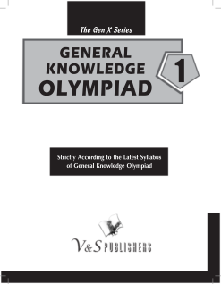 International General Knowledge Olympiad - Class 1(With OMR Sheets)