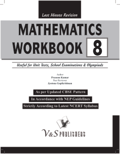 Mathematics Workbook Class 8